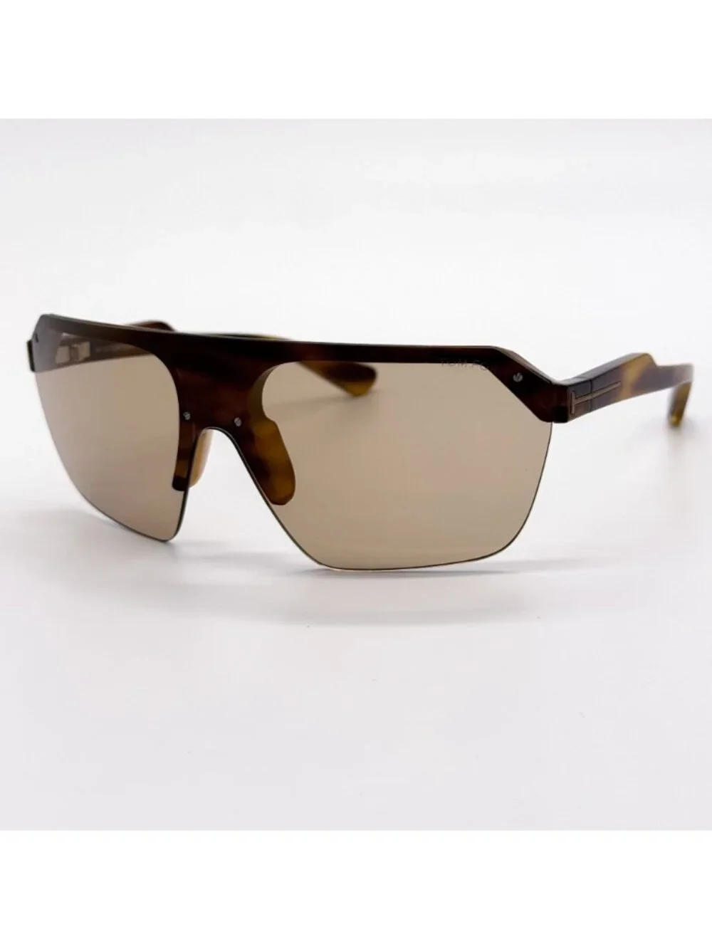 NEW TOM FORD RAZOR SUNGLASSES TF797 55E SHIELD HAVANA/BROWN UNISEX EYEWEAR FT079